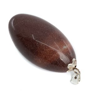 Colgante de piedras preciosas Shiva Lingam