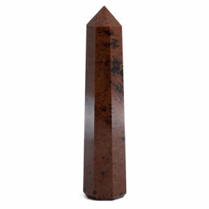 Punta de Obelisco Obsidiana Caoba - 90-110 mm