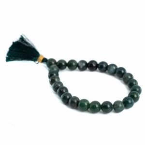 Pulsera de piedras preciosas Heliotropo 'Power Beads' - 8 mm