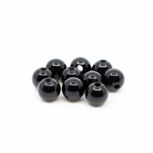 Cuentas Sueltas de Obsidiana - 10 piezas (6 mm)