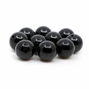 Cuentas Sueltas de Obsidiana - 10 piezas (8 mm)
