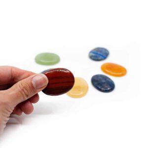 Set de 7 Piedras de Chakra Ovaladas