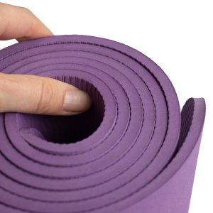 Spiru Esterilla de Yoga TPE Morado - Extra Gruesa - 6 mm - 183 x 61 cm