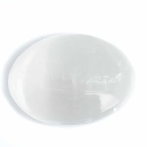 Piedra de Bolsillo Selenita Blanca 50 mm